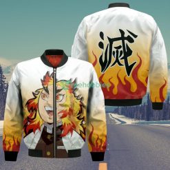 Rengoku All Over Printed 3D Shirt Custom Kimetsu Anime Fans Funny Style Product Photo 4