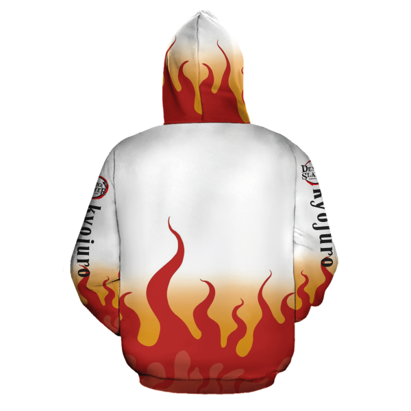 Rengoku Zip All Over Printed 3D Shirt Kimetsus Costume Anime Fans Fan Gift Idea Product Photo 4