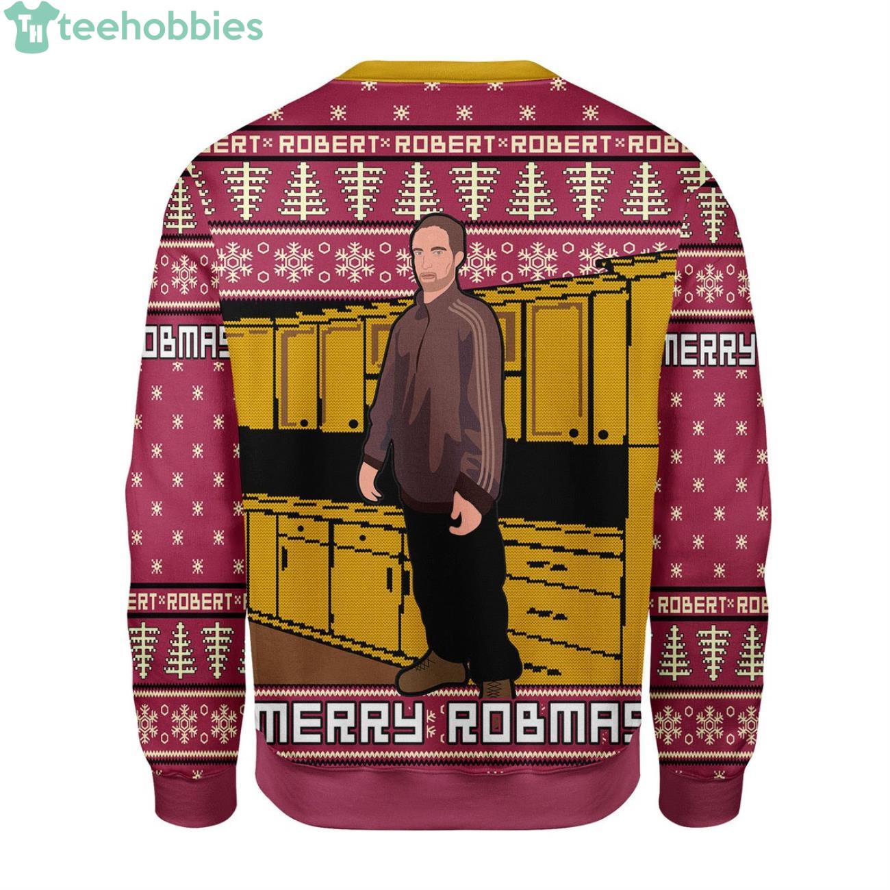 Robert Pattinson Kitchen Meme Swweater Ugly Christmas Sweater image Robert Pattinson Kitchen Meme Swweater Ugly Christmas Sweater Product Photo 2