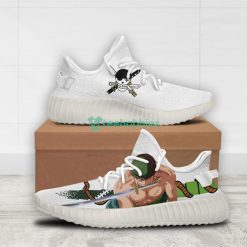 Roronoa Zoro Custom 1Piece Anime Yeezy Shoes For Fans Product Photo 2