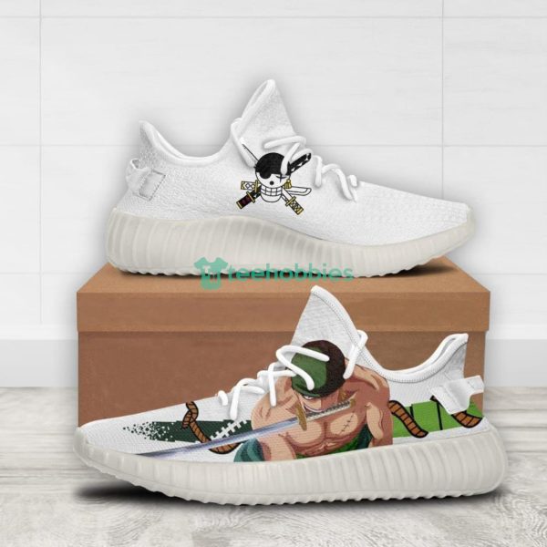 Roronoa Zoro Custom 1Piece Anime Yeezy Shoes For Fans Product Photo 2