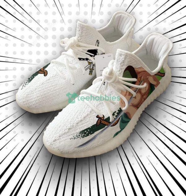 Roronoa Zoro Custom 1Piece Anime Yeezy Shoes For Fans Product Photo 1
