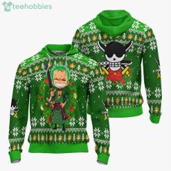 Roronoa Zoro Custom One Piece Anime Fans Ugly Christmas Sweater Hoodie Product Photo 3