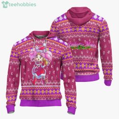 Sailor Chibi Moon Custom Sailor Moon Ugly Christmas Sweater Hoodie Product Photo 3