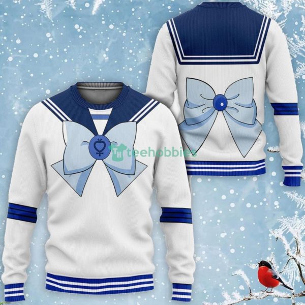 Sailor Mercury Uniform All Over Printed 3D Shirt Sailor Moon Anime Fans Product Photo 2