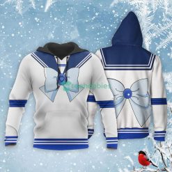 Sailor Mercury Uniform All Over Printed 3D Shirt Sailor Moon Anime Fans Product Photo 3