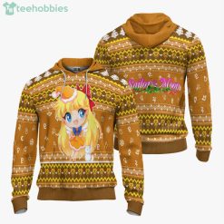 Sailor Moon Custom Sailor Venus Ugly Christmas Sweater Hoodie Product Photo 3