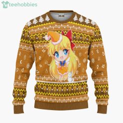 Sailor Moon Custom Sailor Venus Ugly Christmas Sweater Hoodie Product Photo 1