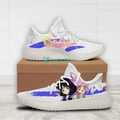 Sailor Moon x Sailor Chibi Moon Custom Anime Yeezy Shoes For Fans Product Photo 2