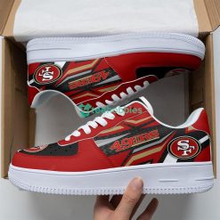 San Francisco 49ers Lover Best Gift Red Air Force Shoes For Fans Product Photo 1