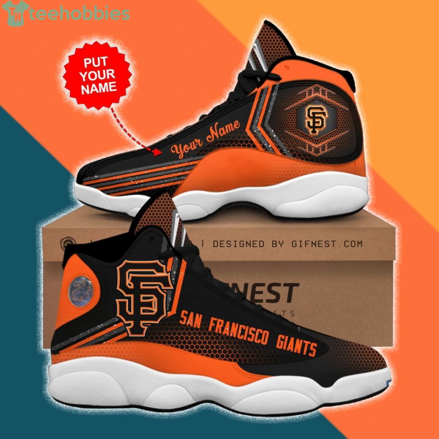 San Francisco Giants Air Jordan 13 Sneaker Shoes
