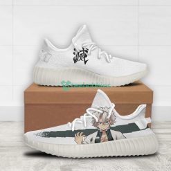 Sanemi Shinazugawa Custom Kimetsu No Yaiba Anime Yeezy Shoes For Fans Product Photo 2