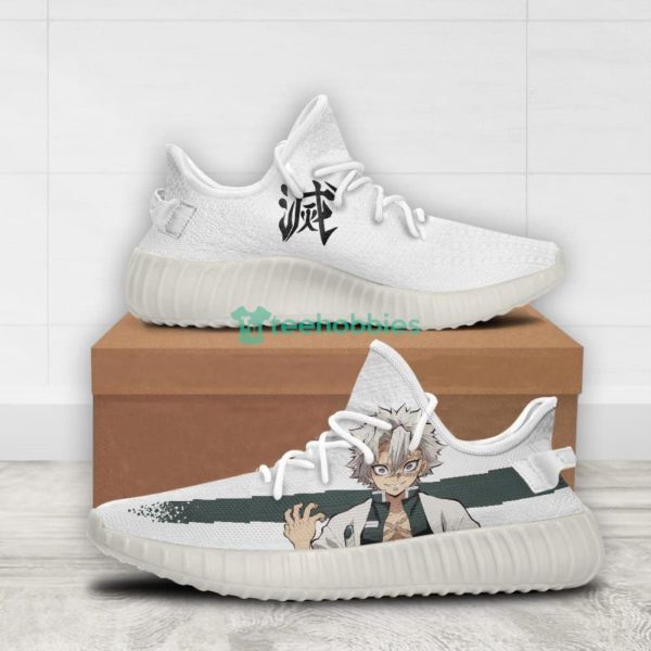 Sanemi Shinazugawa Custom Kimetsu No Yaiba Anime Yeezy Shoes For Fans Product Photo 2