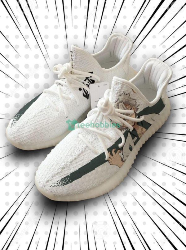 Sanemi Shinazugawa Custom Kimetsu No Yaiba Anime Yeezy Shoes For Fans Product Photo 1