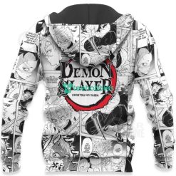 Sanemi Shinazugawa Kimetsu Anime Fans Mix Manga All Over Printed 3D Shirt Product Photo 7