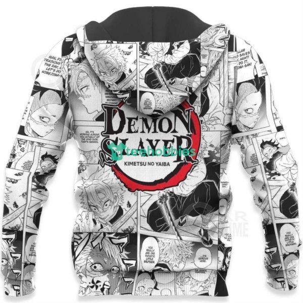 Sanemi Shinazugawa Kimetsu Anime Fans Mix Manga All Over Printed 3D Shirt Product Photo 7