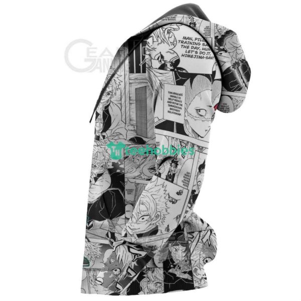 Sanemi Shinazugawa Kimetsu Anime Fans Mix Manga All Over Printed 3D Shirt Product Photo 8