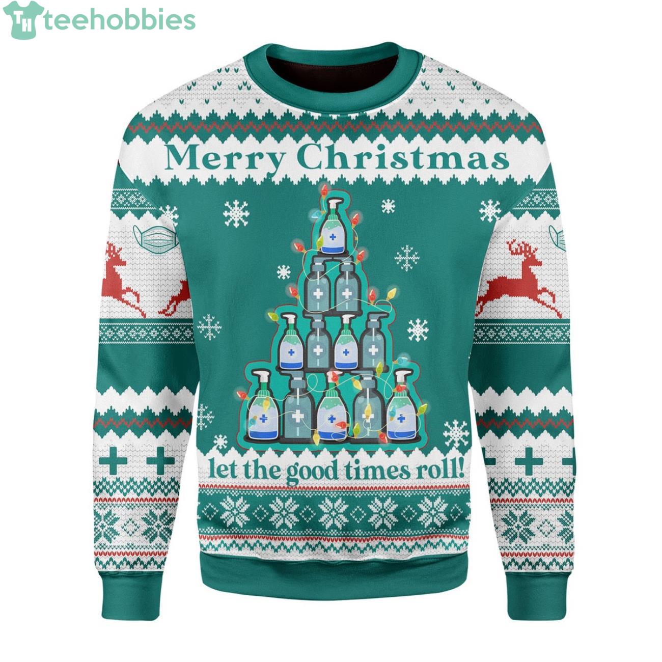 Sanitizer Ugly Christmas Sweater Product Photo 1 Sanitizer Ugly Christmas Sweater Product Photo 1