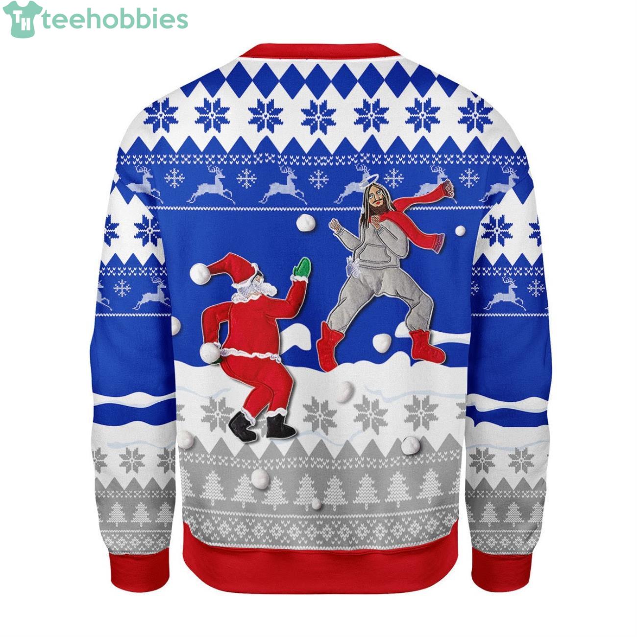 Santa and shop jesus sweater