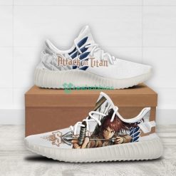 Sasha Blouse Custom Attack on Titan Anime Yeezy Shoes For Fans Product Photo 2