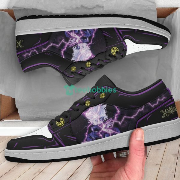 Satoru Gojo Anime Custom Jujutsu Kaisen Air Jordan Low Top Shoesproduct photo 3