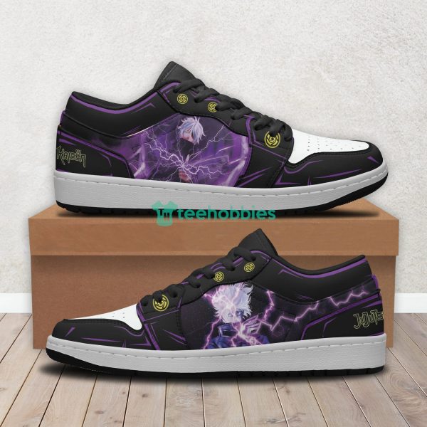 Satoru Gojo Anime Custom Jujutsu Kaisen Air Jordan Low Top Shoesproduct photo 1
