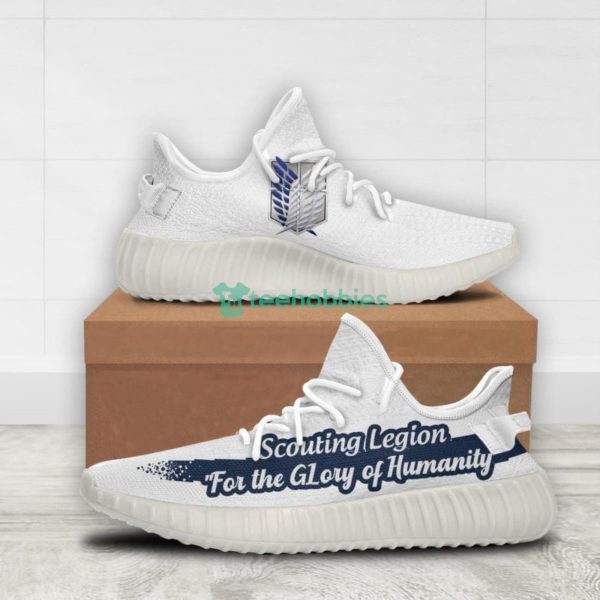 Scouting Legion Custom Attack on Titan Anime Yeezy Shoes For Fans Product Photo 2