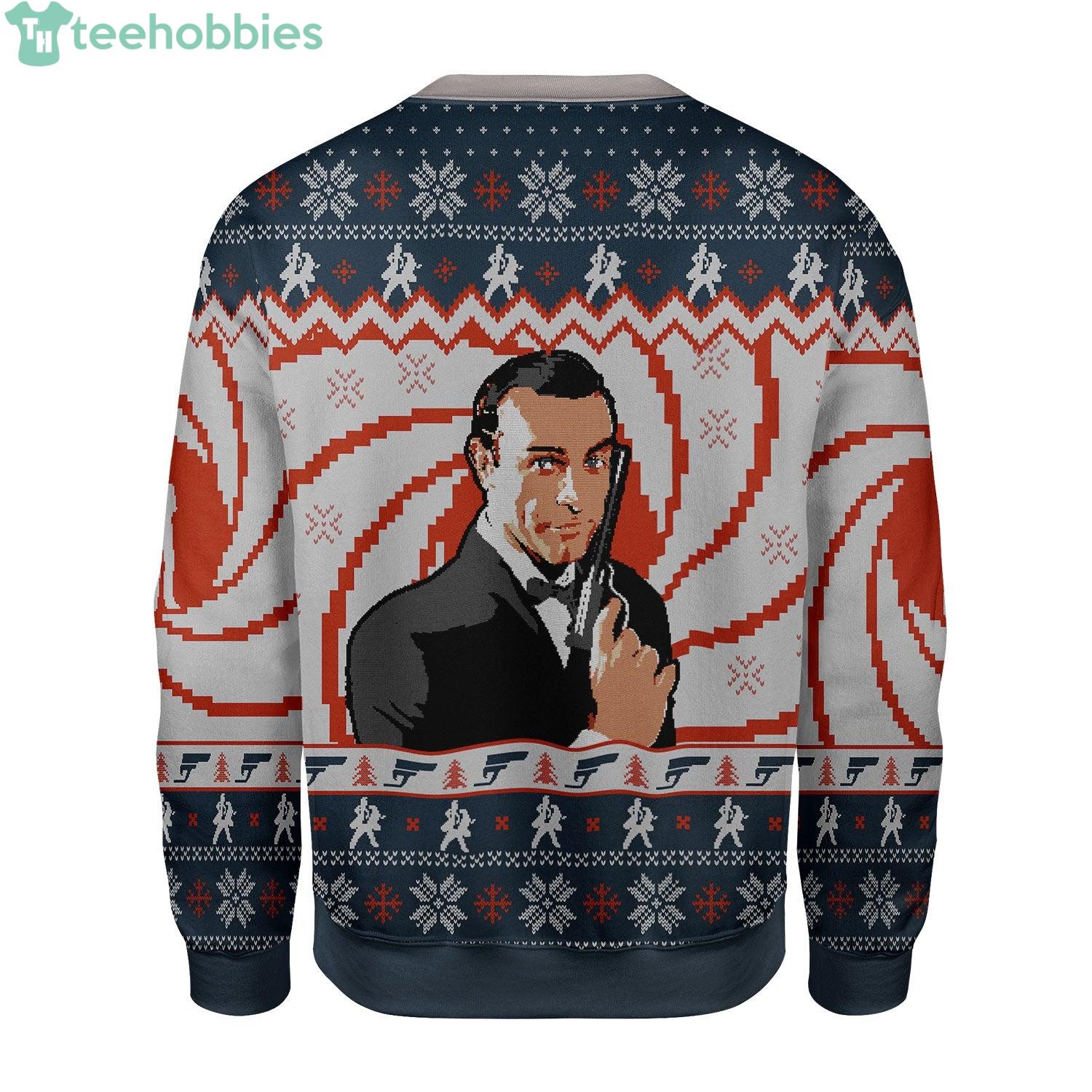 Sean Connery Ugly Christmas Sweater image Sean Connery Ugly Christmas Sweater Product Photo 2