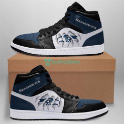 Seattle Seahawks Fans Air Jordan Hightop Shoes Product Photo 1