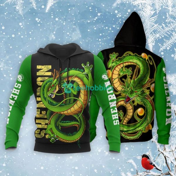 Shenron All Over Printed 3D Shirt Custom Dragon Ball Anime Fans Product Photo 3