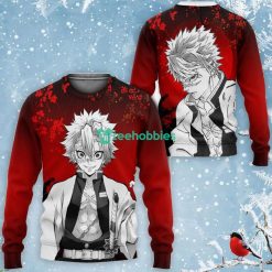 Shinazugawa Sanemi All Over Printed 3D Shirt Custom Kimetsu Anime Fans Japan Art Product Photo 2