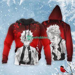Shinazugawa Sanemi All Over Printed 3D Shirt Custom Kimetsu Anime Fans Japan Art Product Photo 3