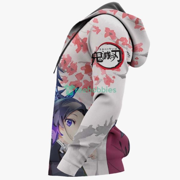 Shinobu and Giyuu All Over Printed 3D Shirt Custom Kimetsu Anime Fans Valentine's Gifts Product Photo 6