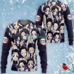 Shinobu Kocho All Over Printed 3D Shirt Custom Kimetsu Anime Fans Product Photo 2