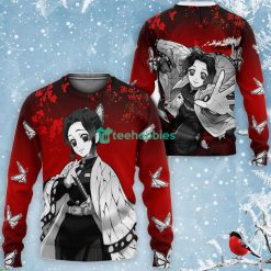 Shinobu Kocho All Over Printed 3D Shirt Custom Kimetsu Anime Fans Japan Art Product Photo 2
