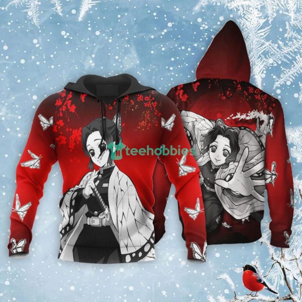 Shinobu Kocho All Over Printed 3D Shirt Custom Kimetsu Anime Fans Japan Art Product Photo 3