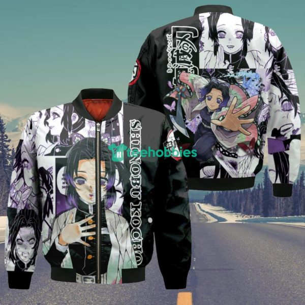 Shinobu Kocho All Over Printed 3D Shirt Custom Kimetsu Anime Fans Manga Style Product Photo 4