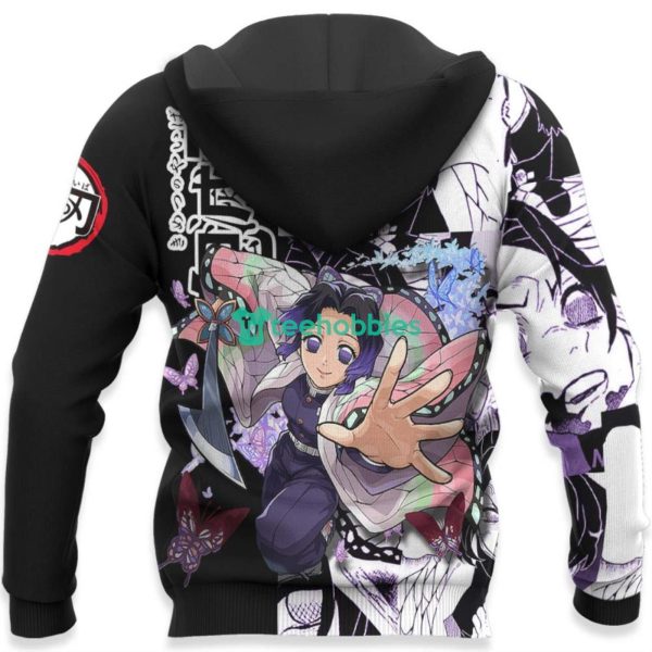 Shinobu Kocho All Over Printed 3D Shirt Custom Kimetsu Anime Fans Manga Style Product Photo 5