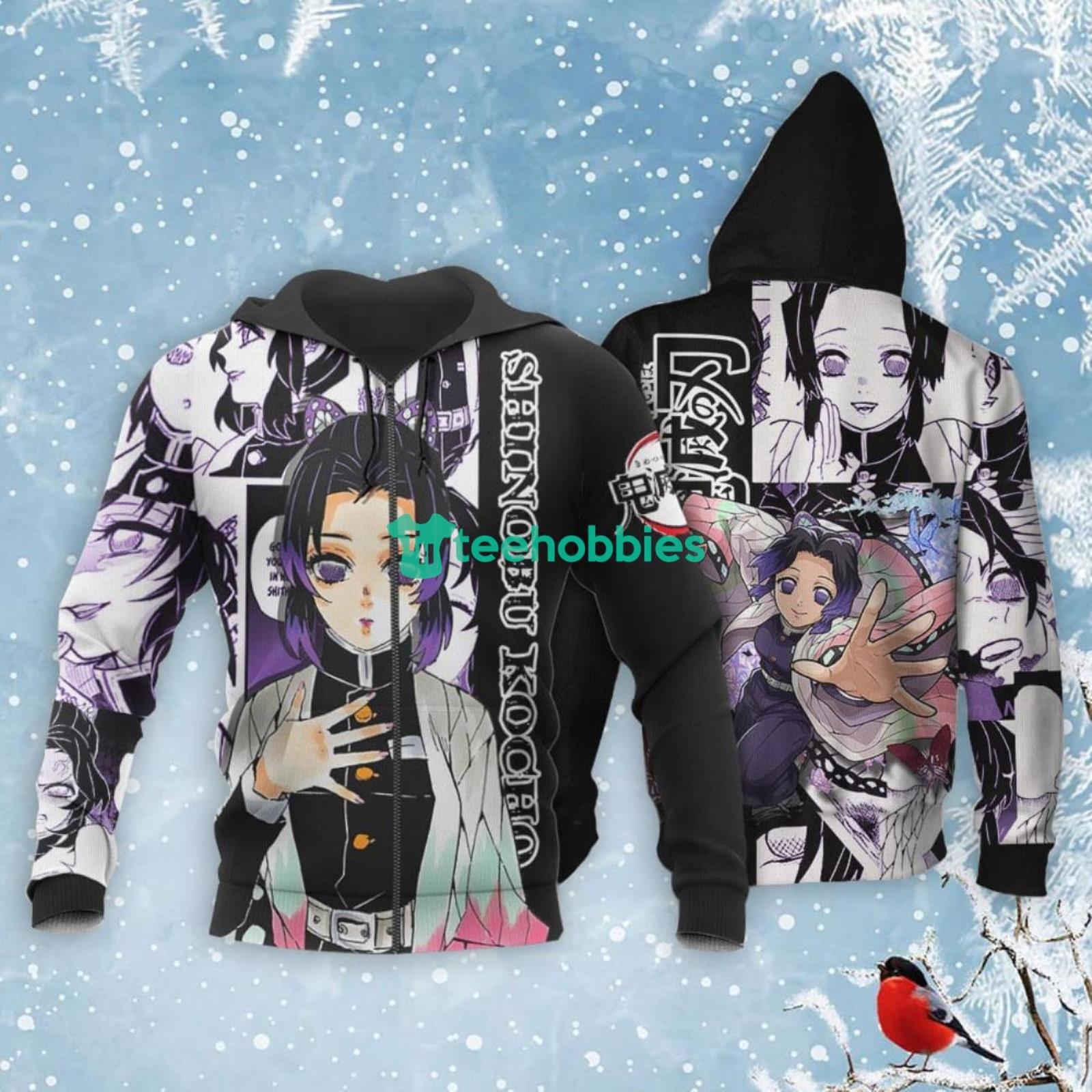 Shinobu Kocho All Over Printed 3D Shirt Custom Kimetsu Anime Fans Manga  Style