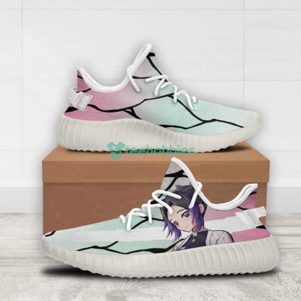 Shinobu Kocho Custom Kimetsu No Yaiba Anime Yeezy Shoes For Fans Product Photo 1