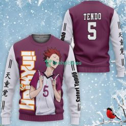 Shiratorizawa Satori Tendo All Over Printed 3D Shirt Haikyuu Anime Fans Product Photo 2
