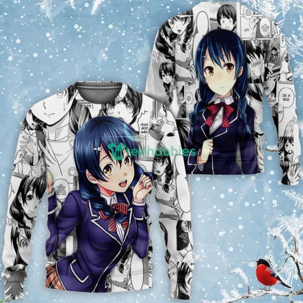 Shokugeki no Soma All Over Printed 3D Shirt Tadokoro Megumi Food Wars Anime Fans Product Photo 2