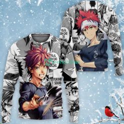 Shokugeki no Soma All Over Printed 3D Shirt Yukihira Souma Food Wars Anime Fans Product Photo 2