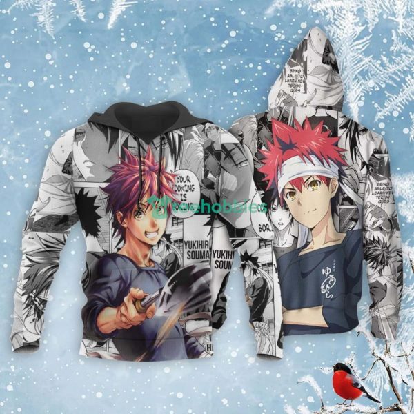Shokugeki no Soma All Over Printed 3D Shirt Yukihira Souma Food Wars Anime Fans Product Photo 3