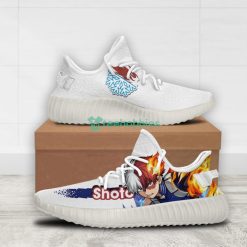 Shoto Todoroki Custom My Hero Academia Anime Yeezy Shoes For Fans Product Photo 2