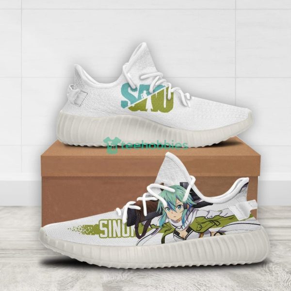 Sinon Custom Sword Art Online Anime Yeezy Shoes For Fans Product Photo 2