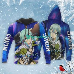 Sinon Lover All Over Printed 3D Shirt Sword Art Online Custom Anime Fans Product Photo 3