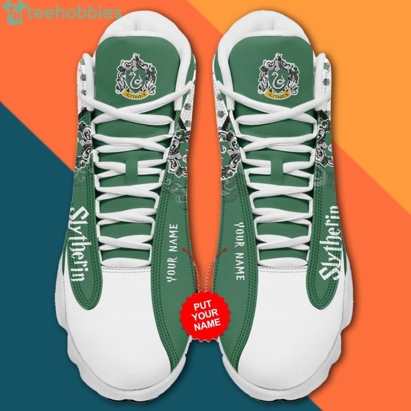 Slytherin 02 Air Jordan 13 Custom Name Sneaker