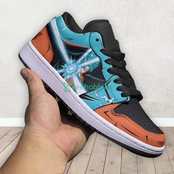 Son Goku Custom Super Saiyan Blue Dragon Ball Anime Air Jordan Low Top Shoesproduct photo 3