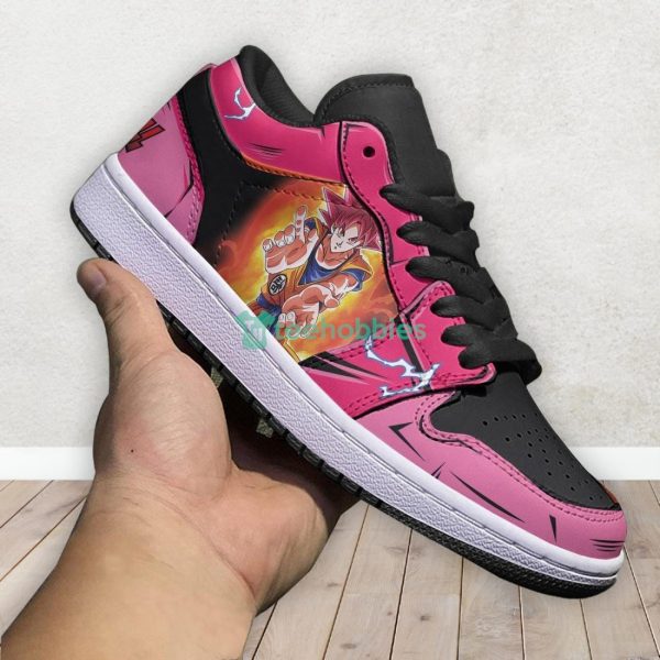 Son Goku Custom Super Saiyan God Dragon Ball Anime Air Jordan Low Top Shoesproduct photo 3